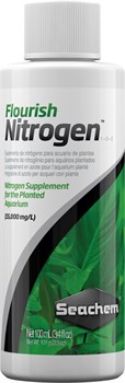 Seachem Flourish Nitrogen 100 мл - удобрение для растений - добавка азота 2,5 мл на 160 л - фото 27012