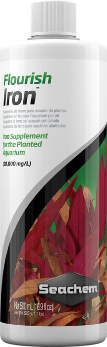 Seachem Flourish iron 500 мл - удобрение для растений - добавка железа 5 мл на 200 л SCH-473