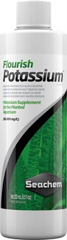 Seachem Flourish Potassium 250 мл - удобрение для растений - добавка калия 5 мл на 125 л - фото 27020