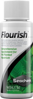 Seachem Flourish 50 мл - удобрение для растений - добавка микроэлементов 5 мл на 250 л - фото 27030