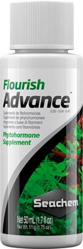 Seachem Flourish Advance 50 мл - удобрение для растений - добавка фитогормонов, минералов и питательных веществ 5 мл на 80 л - фото 27034