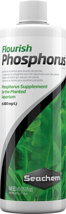 Seachem Flourish Phosphorus 500 мл - удобрение для растений - добавка фосфата калия 2,5 мл на 80 л SCH-193