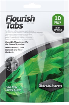 Seachem Flourish Tabs 10шт - удобрение для аквариумных растений в таблетках на 75 л - фото 27040