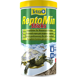 Tetra ReptoMin Sticks 1000 мл - полноценный корм для водных черепах и других плотоядных рептилий - фото 27122