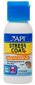 API Stress Coat 30 мл - Кондиционер с алоэ для декоративных рыб и воды - фото 27590