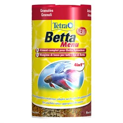 Tetra Betta Menu 100 мл - корм для петушков и других лабиринтовых рыб - фото 27747
