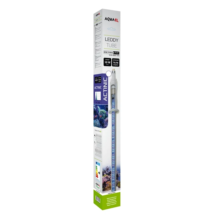 AQUAEL RETRO FIT Actinic 10 Вт (20000 K / T8 18 Вт, T5 24 Вт) - модуль для установки в крепления для люминесцентных ламп, для морского аквариума 114577