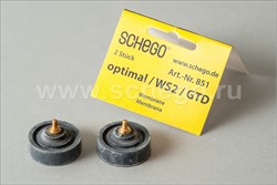 Schego - запасные мембраны для компрессоров WS2 / Optimal (2 шт.) - фото 28029