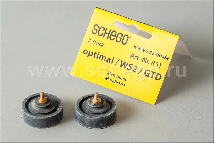 Schego - запасные мембраны для компрессоров WS2 / Optimal (2 шт.) S-851
