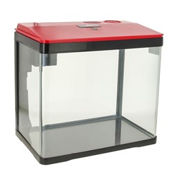PRIME 15л - аквариум красно-черный, с LED светильником, фильтром и кормушкой PR-004785 - фото 28177