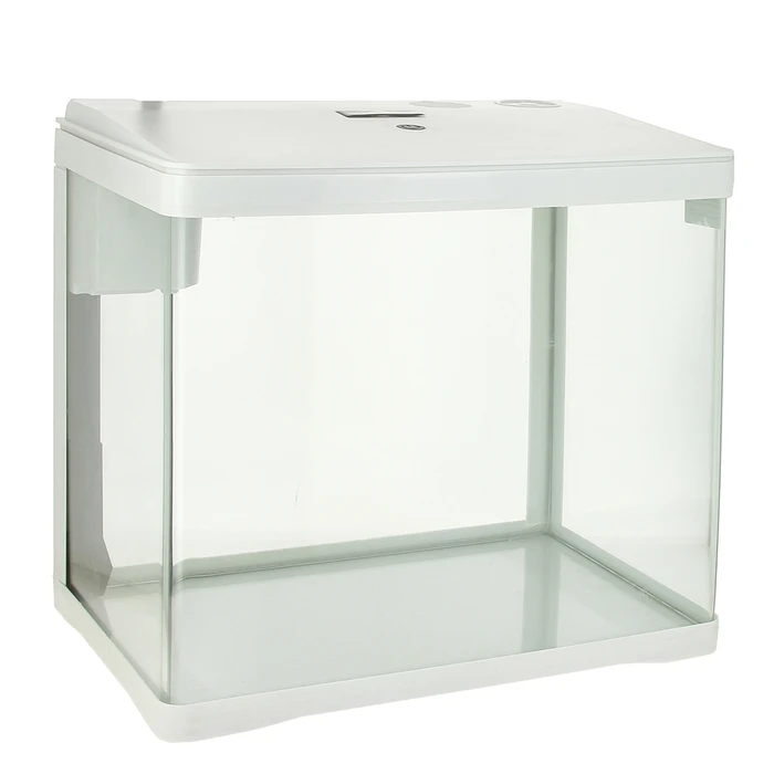 PRIME 33л  -аквариум белый, с LED светильником, фильтром и кормушкой PR-004808