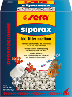 sera Siporax 10 л - сверх-высокоэффективный биологический наполнитель для фильтров - фото 28457