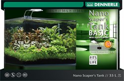 Dennerle Nano Scaper's Tank Basic LED 5.0, 35 литров  - аквариум (в комплекте фильтр и освещение) - фото 28485