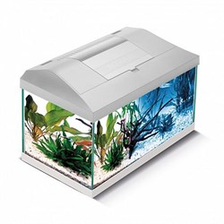 AQUAEL Leddy Set Plus 40 Day&Night 25 л - белый - аквариум с LED освещением, в комплекте с фильтром и нагревателем - фото 28555