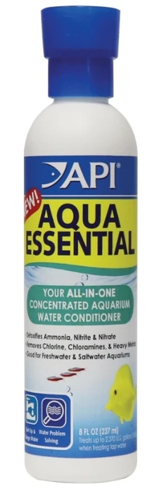 API Aqua Essential 237 мл - кондиционер для подготовки вопроводной воды и снижения концентрации аммония/аммиака, нитритов и нитратов A423D