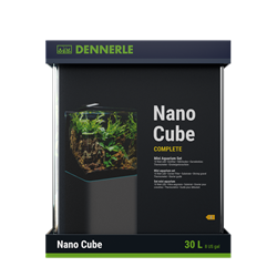 Dennerle Nano Cube Complete 30 литров (в комплекте фильтр,  светильник Chihiros C 251, питательная подложка , кварцевый грунт и термометр) - фото 28924