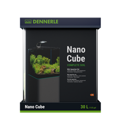 Dennerle Nano Cube Complete Soil 30 литров (в комплекте фильтр, светильник Trocal Power LED 5.0, сойл и термометр) - фото 28936