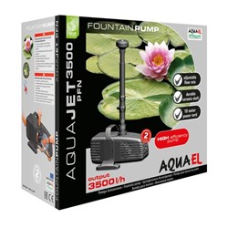 AQUAEL PFN-3500, новый (3500 л/ч) - фонтанный насос, кабель 5м, макс.подъём воды 250см - фото 29235
