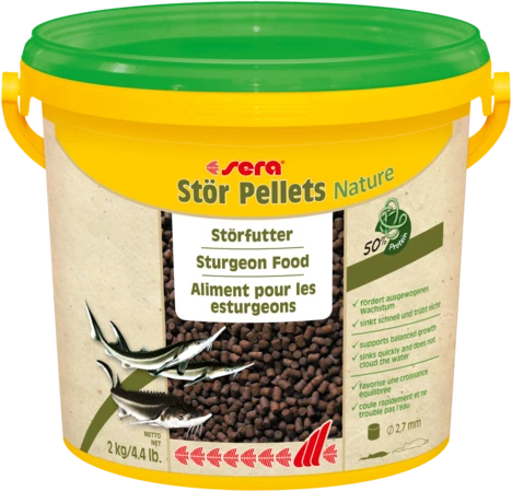 sera Stor Perlets Nature 3,8л - корм для осетровых рыб S7152