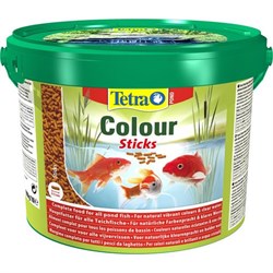 Tetra Pond Color Sticks корм для прудовых рыб, палочки для окраски 10 л - фото 29258
