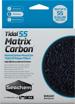 Уголь Seachem Matrix Carbon для рюкзачного фильтра Seachem Tidal 55 - фото 29538