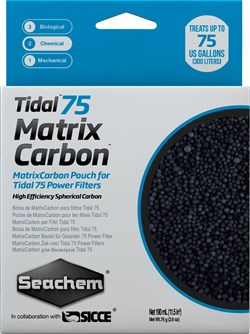 Уголь Seachem Matrix Carbon для рюкзачного фильтра Seachem Tidal 75 - фото 29539