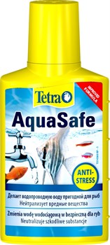 Tetra AquaSafe 50 мл - средство для подготовки водопроводной воды - фото 30150