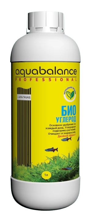 Aquabalance Био-углерод + альгицид 1 л - удобрение для растений AB-370183