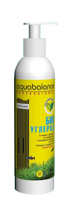 Aquabalance Био-углерод + альгицид 250 мл - удобрение для растений (срок годности - февраль 2026) AB0091