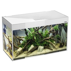 AQUAEL Glossy 100 белый (215л) аквариум с LED освещением - фото 30700