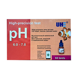 UHE pH 6,0-7,8 test - тест для определения уровня pH воды - фото 30832