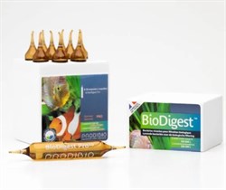 Prodibio BIO DIGEST PRO10 гипер-концентрированное бактериальное средство для пресных и морских аквариумов (10 ампул - на объём воды до 100.000л) - фото 30936