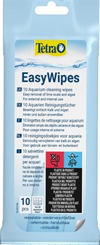 Tetra EasyWipes - специальные салфетки для очистки стёкол аквариумма снаружи и изнутри (10 шт.) - фото 31264