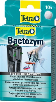 Tetra Bactozym 10 капсул  - ускоритель биологического запуска для фильтров и аквариумов - фото 31319