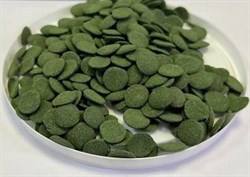 Anubias Spirulina Opti Wafers - корм для донных рыб, таблетки 12мм, мешок 10кг - фото 31434