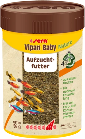 sera Vipan baby Nature 100 мл - корм для мальков S0740
