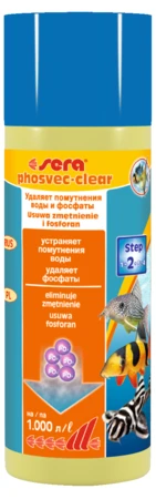 SERA, Кондиционер для очистки воды и снижения фосфатов "Phosvec-clear", 100 мл, S3390, Sera S3390