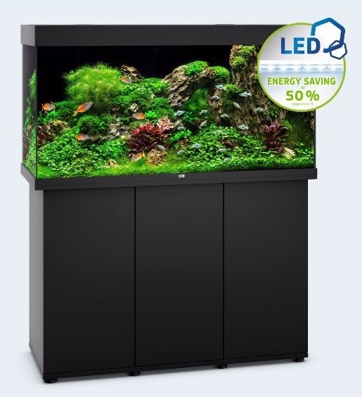 Juwel RIO 350 LED аквариум в комплекте с тумбой 350л черный (Black) 121х51х66см 2х29W Фильтр Bioflow L, нагреватель 300 Вт 07351 - фото 33017