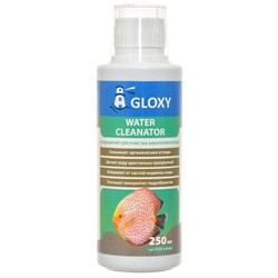 Gloxy Water Cleanator 250 мл на 2500 л - кондиционер для очистки воды в аквариуме от мути GL-088078 - фото 33088