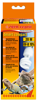 sera Reptil Desert compact 20 Вт - лампа для террариума (излучение УФ-Б - 10%) S32022 - фото 33733