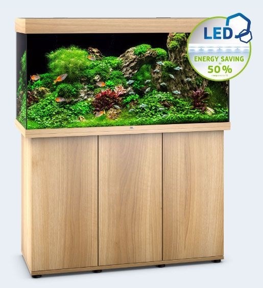Juwel RIO 350 LED аквариум в комплекте с тумбой 350л светлое дерево (Lightwood) 121х51х66см 2х29W Фильтр Bioflow L, нагреватель 300 Вт 07851 - фото 34970