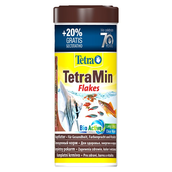 TetraMin Flakes 250+20% бесплатно мл - универсальный корм для рыб Tet-762718A - фото 35508