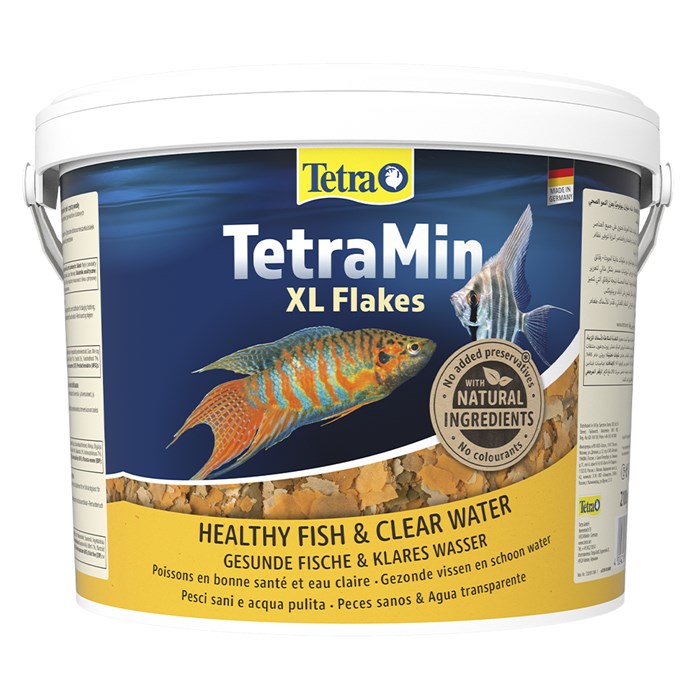 TetraMin XL Flakes 3,6 л (крупные хлопья) ведро - универсальный корм для рыб Tet-193789 - фото 35516