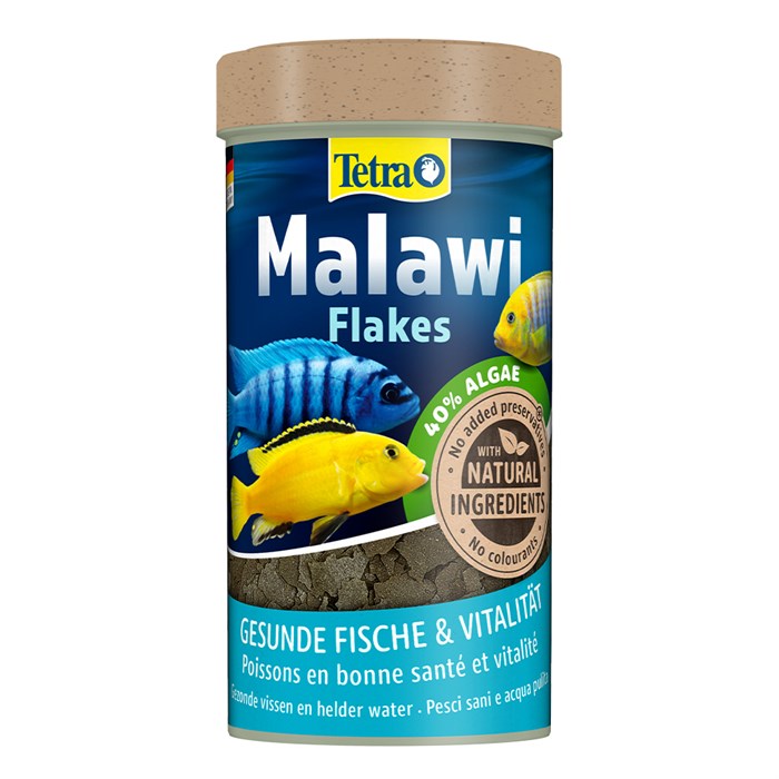 Tetra Malawi Flakes 250 мл - корм для травоядных африканских цихлид Tet-271388 - фото 35520
