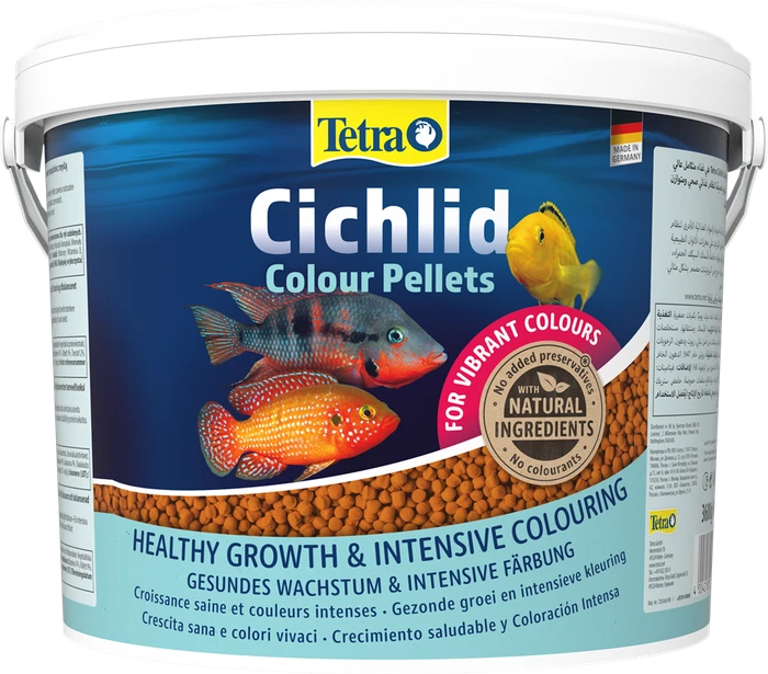 Tetra Cichlid Colour 10л - корм для улучшения окраски цихлид 201392