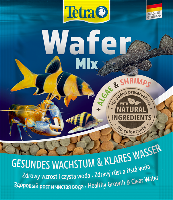 Tetra WaferMix 15г (пакетик) - корм для донных рыб и ракообразных Tet-134461 - фото 35721
