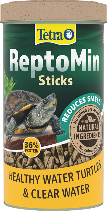 Tetra ReptoMin Sticks 500 мл - полноценный корм для водных черепах и других плотоядных рептилий Tet-753518 - фото 35726