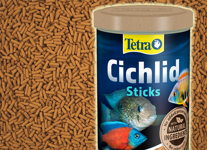 Tetra Cichlid Sticks  320 г (соответствует фирменной банке 1 л) на развес - основной корм для цихлид (палочки) TCS - фото 35736
