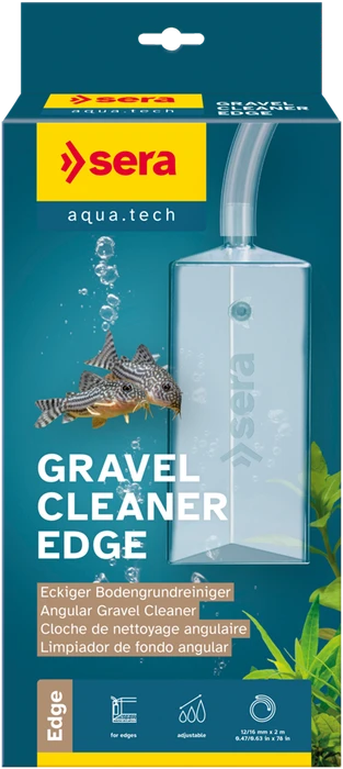sera Gravel Cleaner Edge - грунтоочиститель треугольный для небольших аквариумов S32801