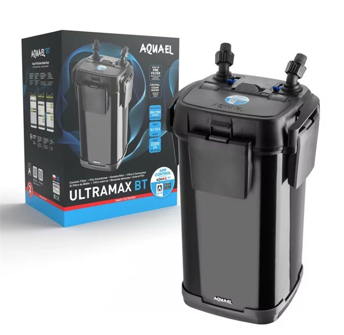 AQUAEL Ultramax BT (2000) - внешний фильтр для аквариумов 400-700 л, 2000 л/ч, 5 корзин по 1,9 л - управление по Bluetooth 133420 - фото 35995
